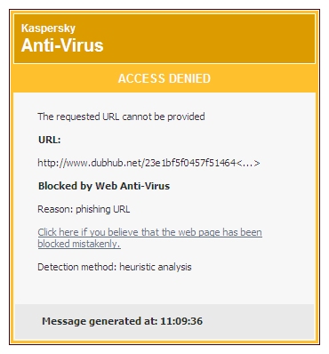 Kaspersky Anti-Virus 2014 zaštita protiv phishing-a
